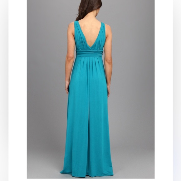 TART Adrianna Maxi Dress Size Small Teal Blue - Picture 3 of 10